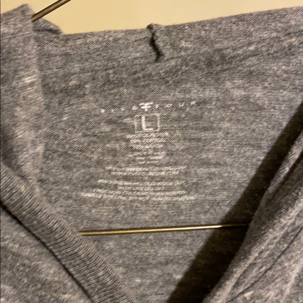 Thin Gray Zip-Up - image 2